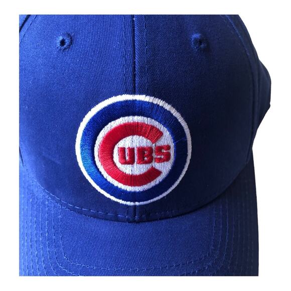 Fan Favorite NWT MLB Men’s Royal Chicago Cubs Club Logo Adjustable Hat - Picture 2 of 14